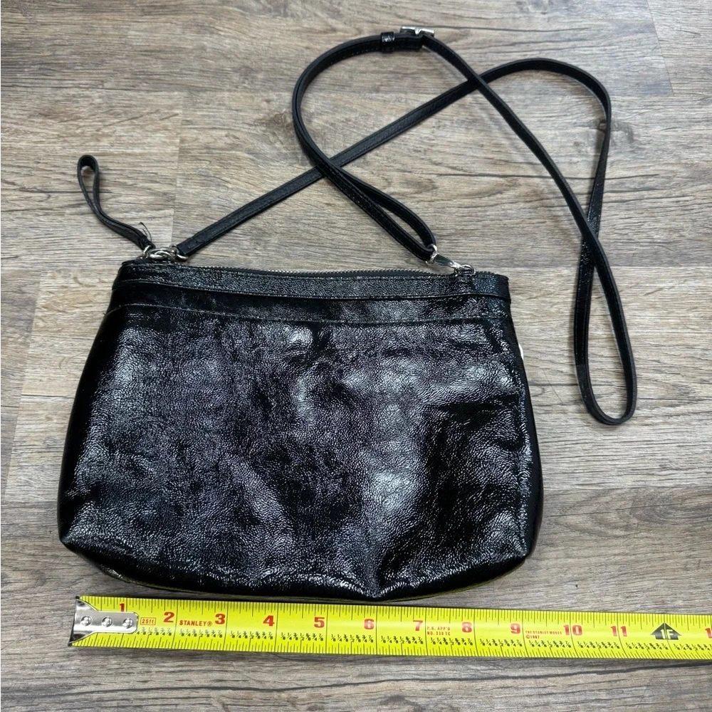 Brighton Black and Silver Crossbody Bag - Picture 3 of 3